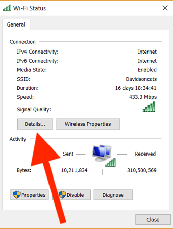 how to find desktop mac address